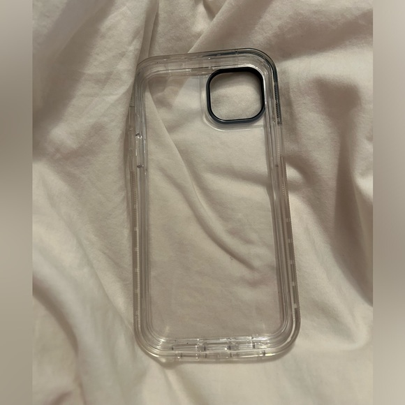 Clear iPhone Cases for 14 Plus/Pro Max with Black Clip Case - Picture 3 of 10